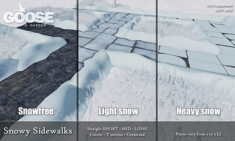 Goose – Snowy Sidewalks