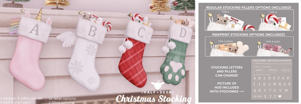 Half Deer – Christmas Stockings