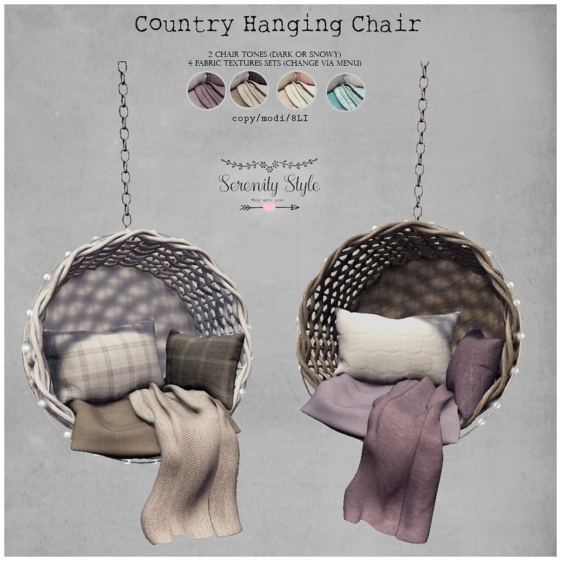 Serenity Style – Country Hanging Chair