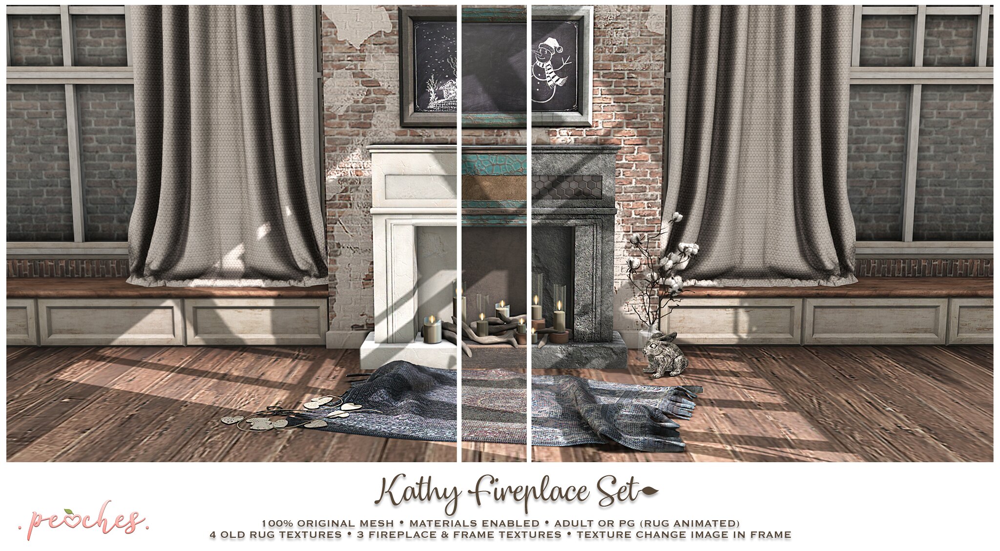 Peaches – Kathy Fireplace