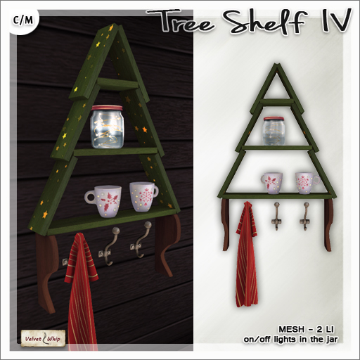 Velvet Whip – Tree Shelf