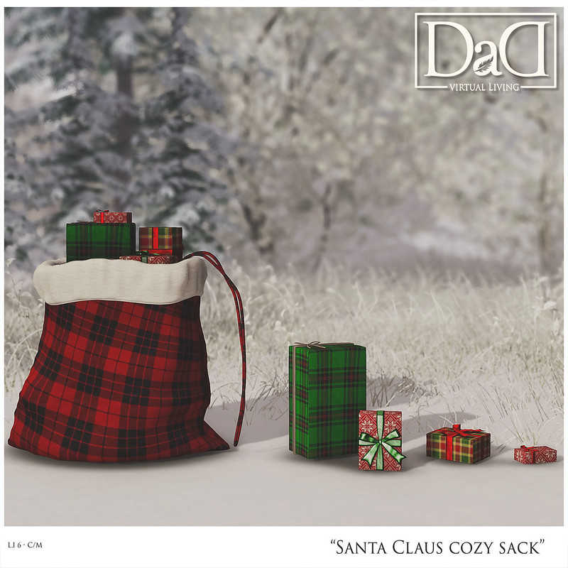 DaD Virtual Living – Santa Claus Cozy Sack Group Gift