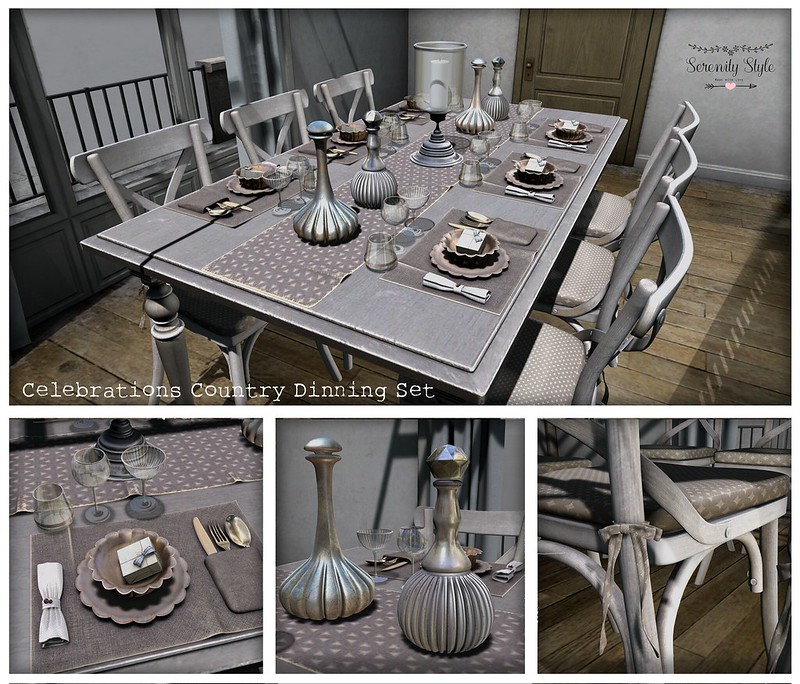 Serenity Style – Celebrations Country Dining Set