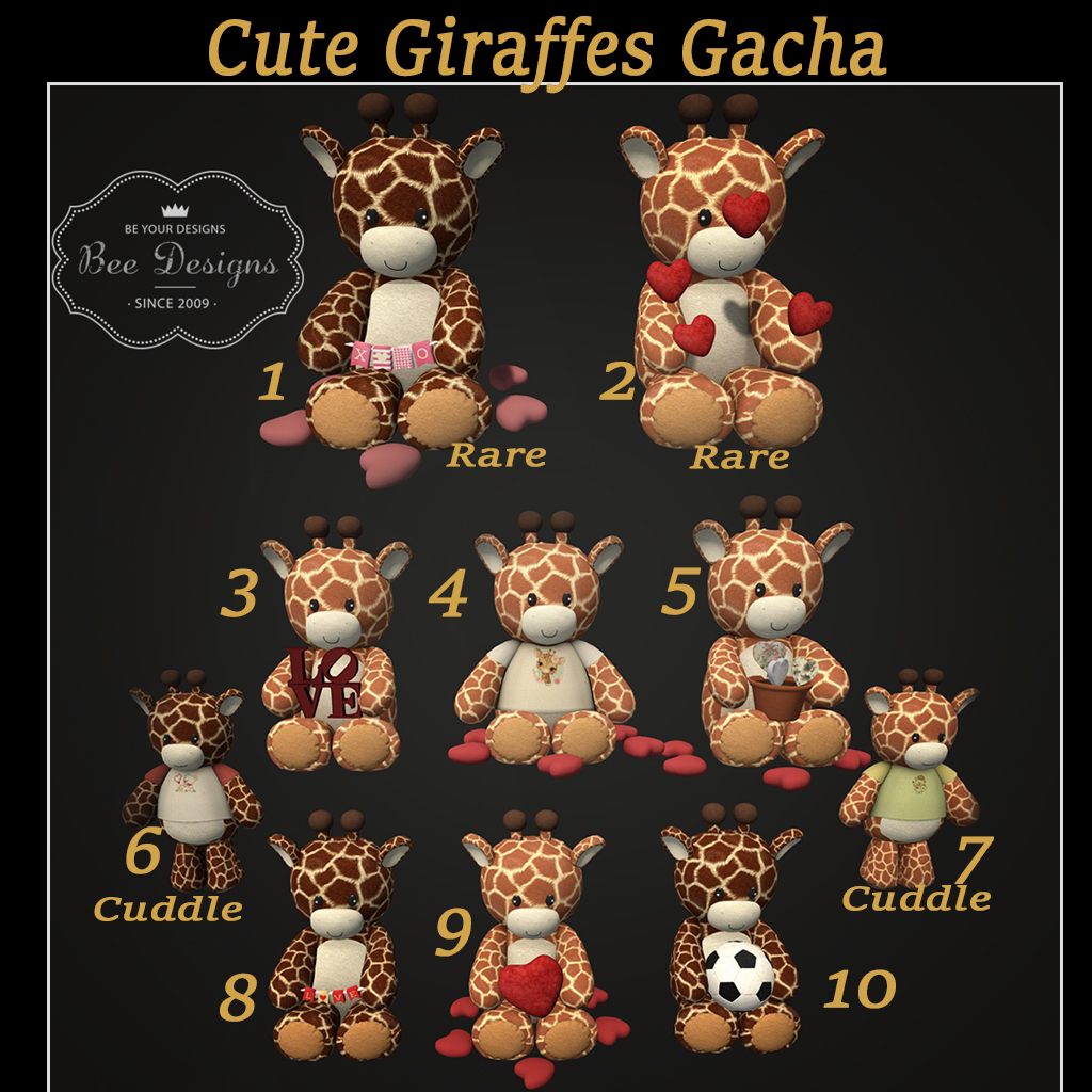 Bee Designs – Cute Giraffes gacha