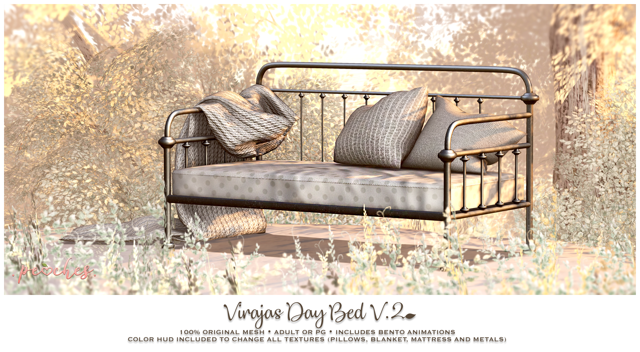 Peaches – Virajas Day Bed V2