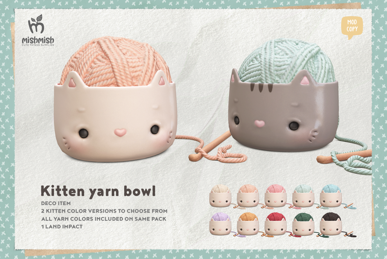 MishMish – Kitten Yarn Bowl