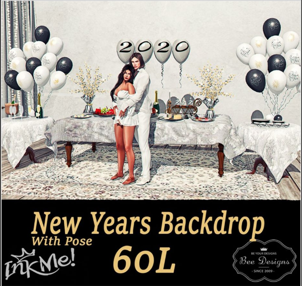 Bee Designs – New Year’s Backdrop