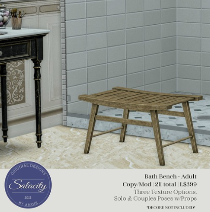 Salacity – Bath bench