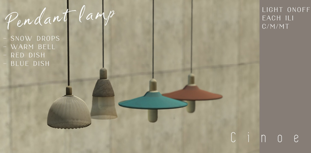 Cinoe – Pendant Lamps