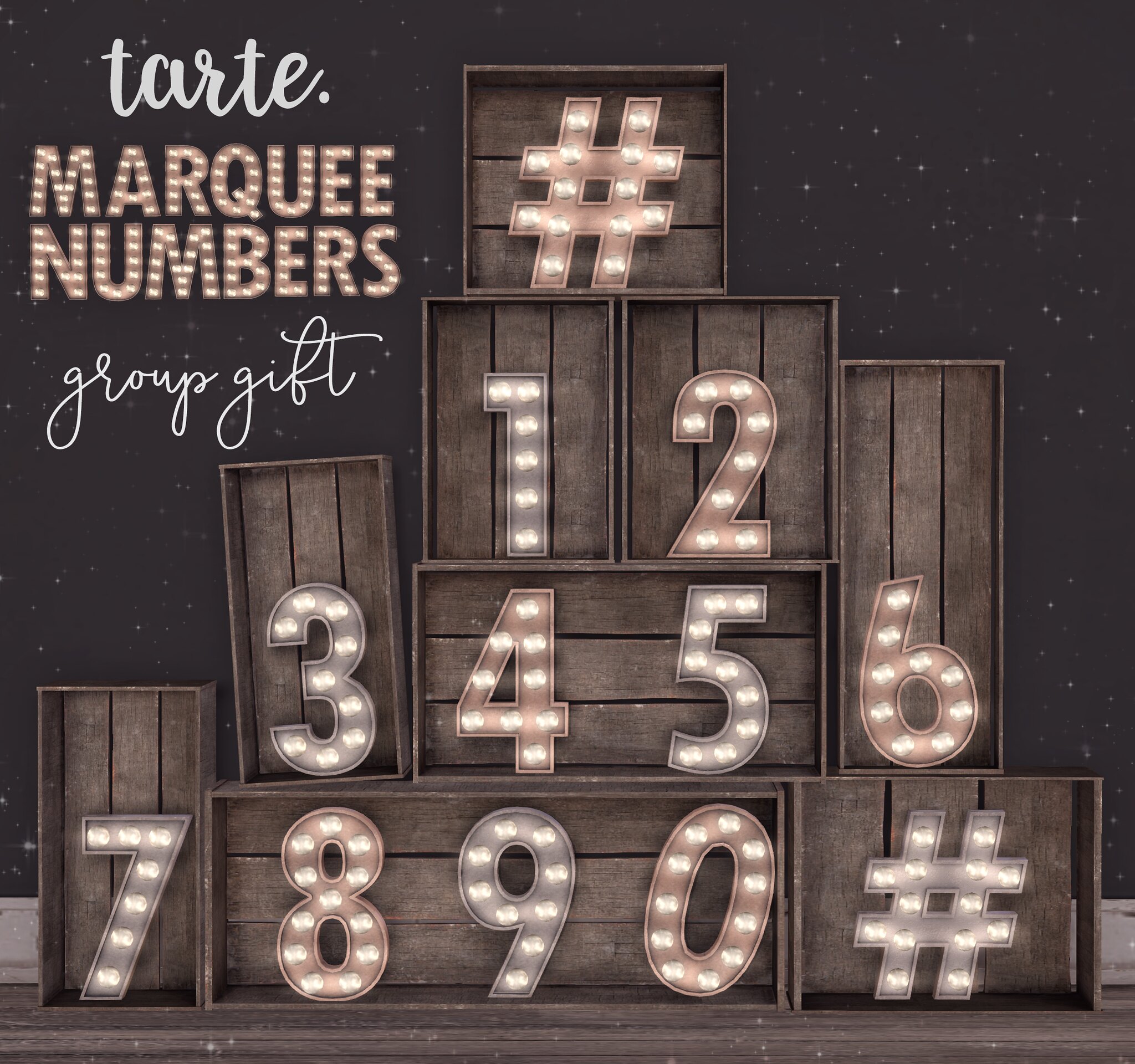 Tarte – Marquee Numbers