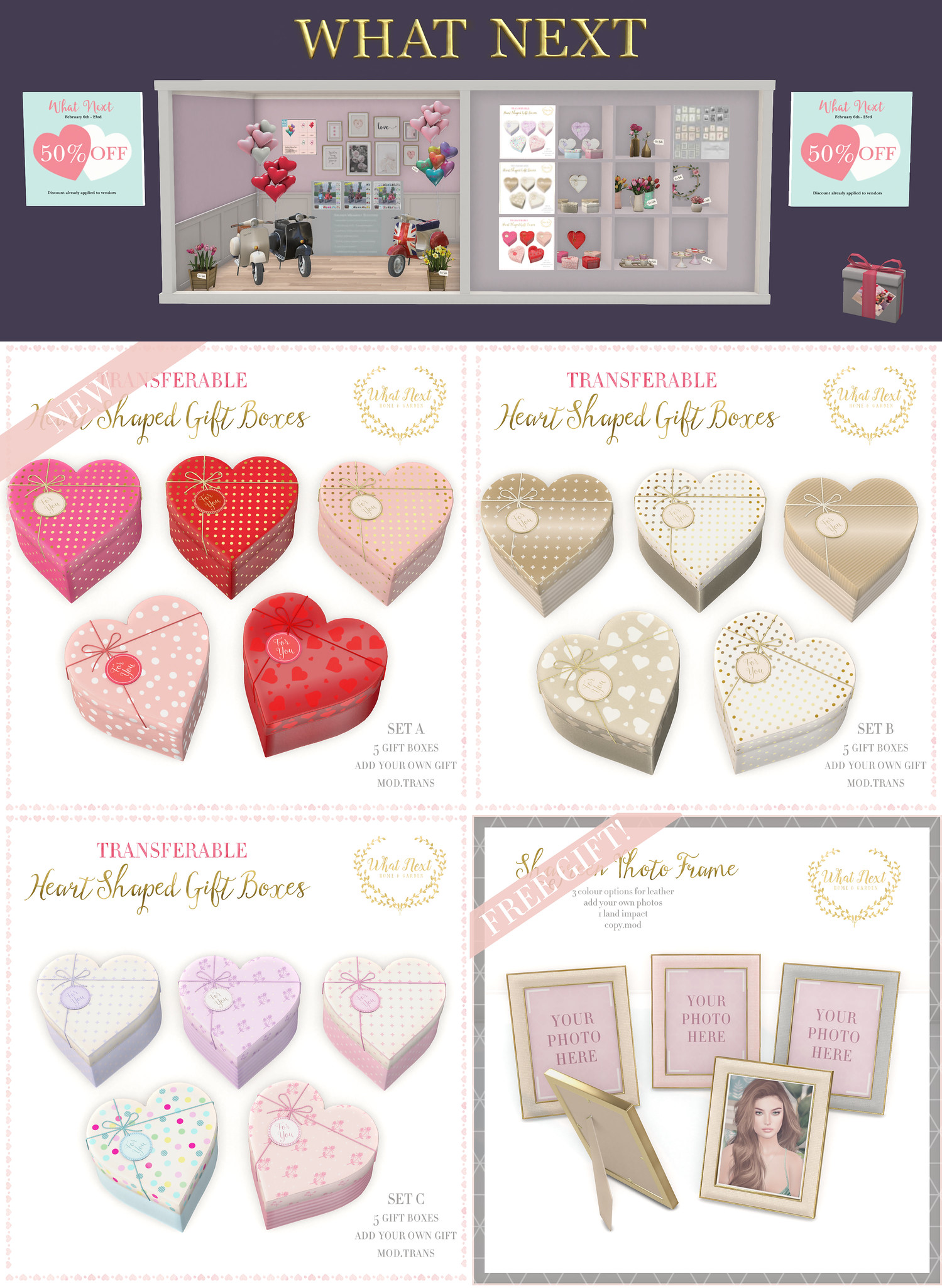 What Next – Heart Shaped Gift Boxes