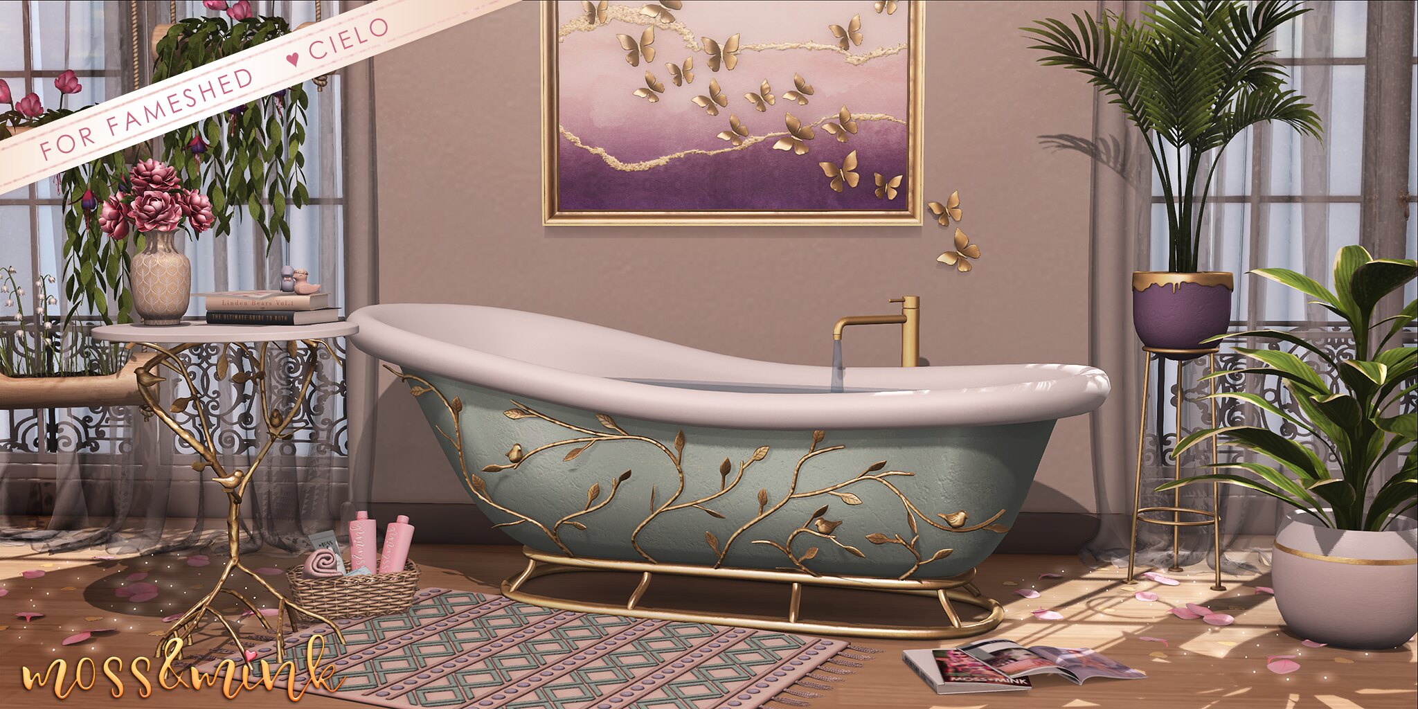 moss&mink – The Tiffany Bathtub & Table