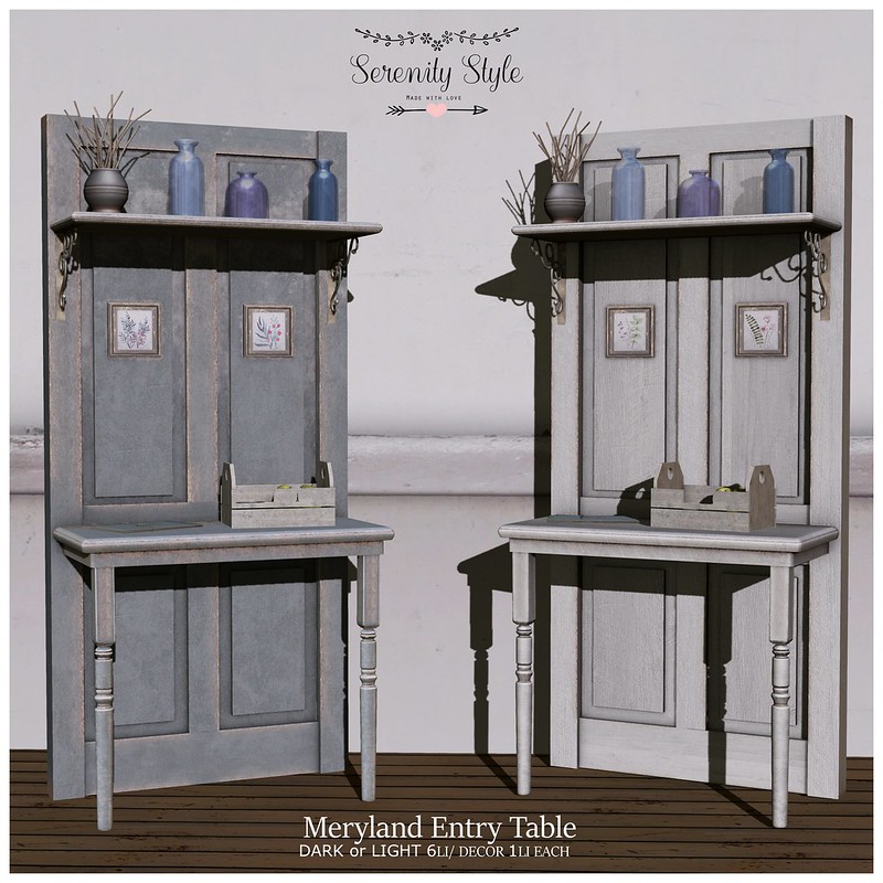 Serenity Style – Meryland Entry Table