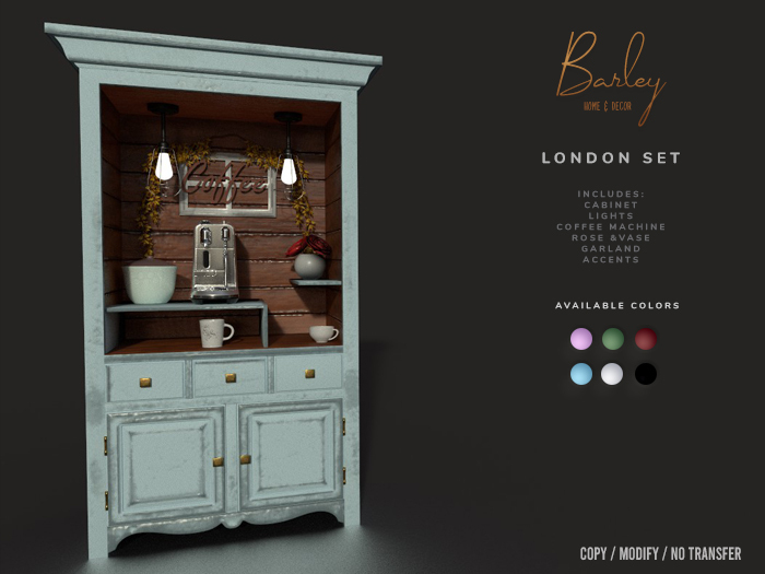 Barley Home & Decor – London Set