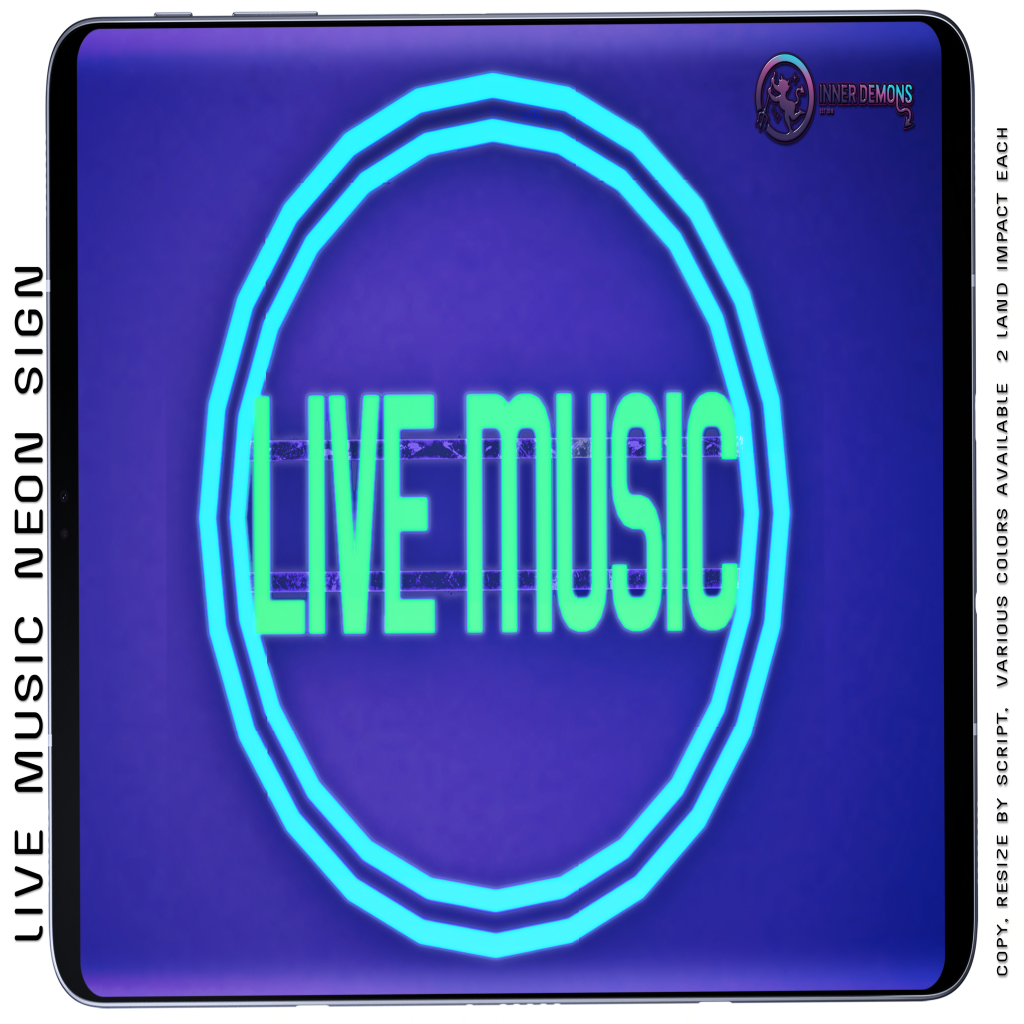 Inner Demons – Live Music Neon Sign