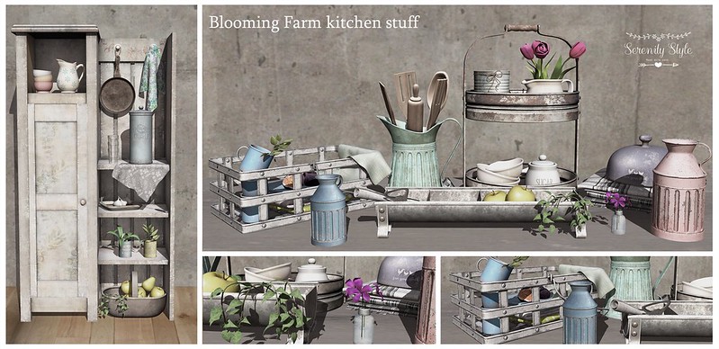Serenity Style – Blooming Farm Kitchen Stuff gacha