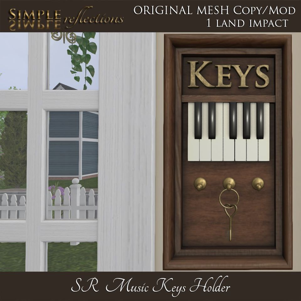 Simple Reflections – Music Keys Holder