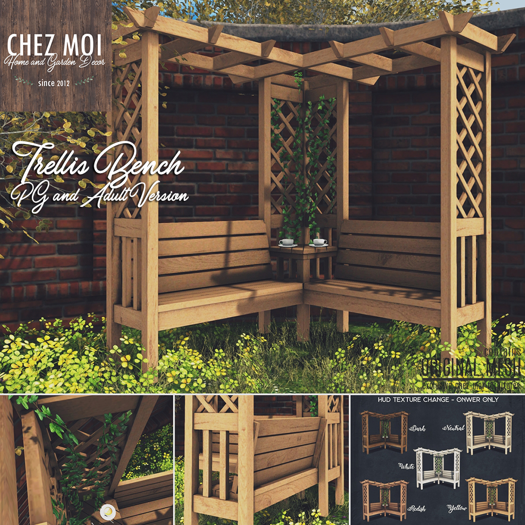 Chez Moi – Trellis Bench