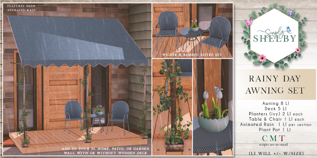 Simply Shelby – Rainy Day Awning Set
