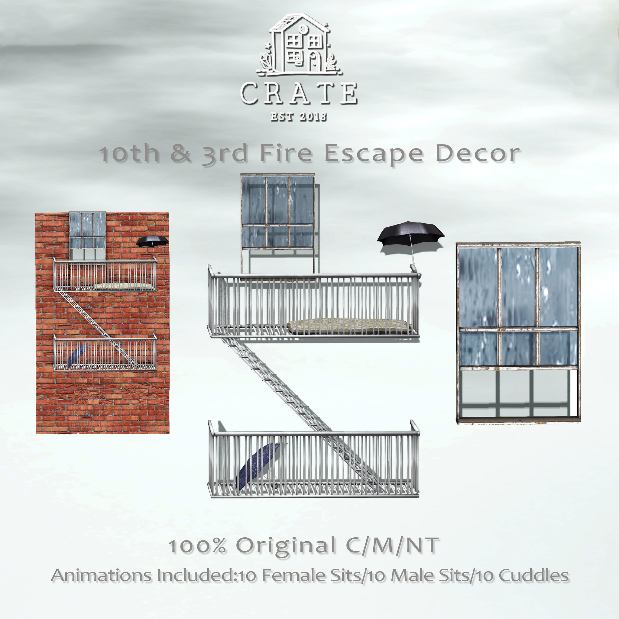 Crate – 10th & 3rd Fire Escape