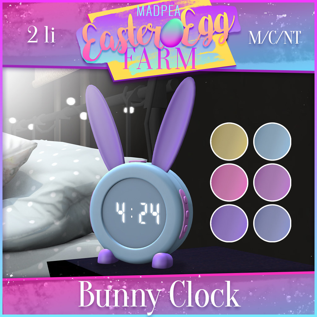 MadPea Productions – Bunny Clock