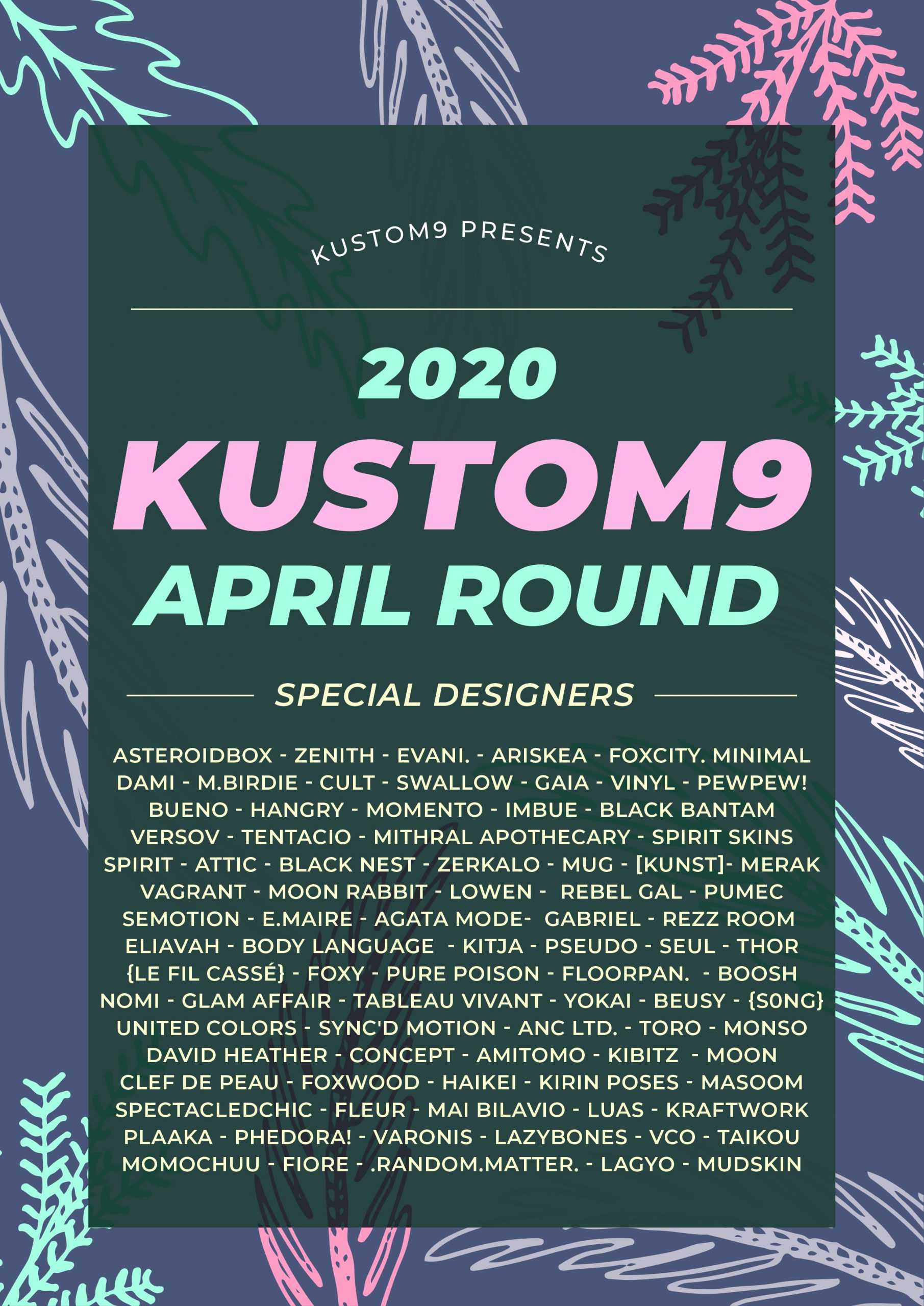 Press Release: Kustom9 – April 2020
