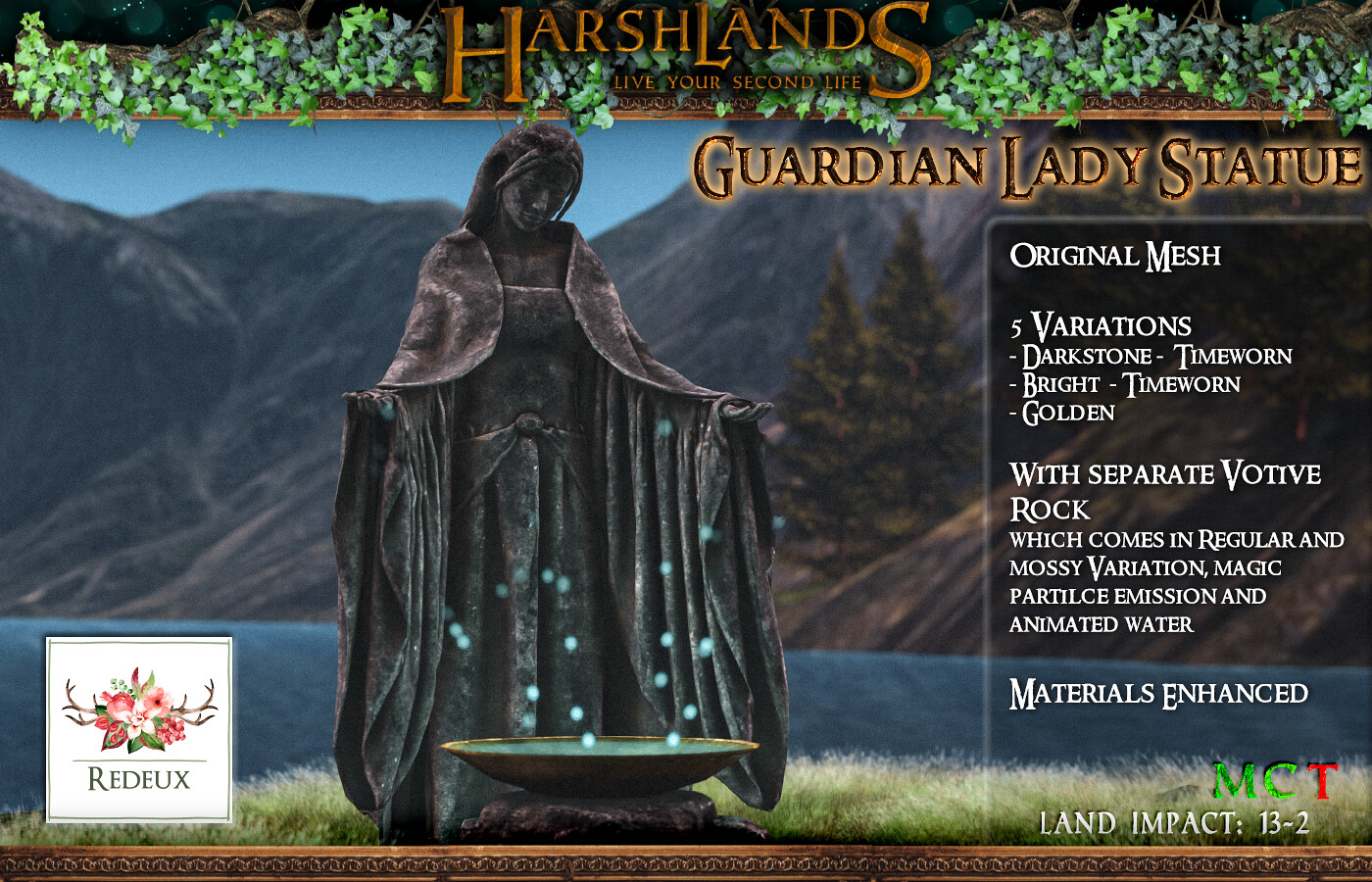 Harshlands – Guardian Lady Statue