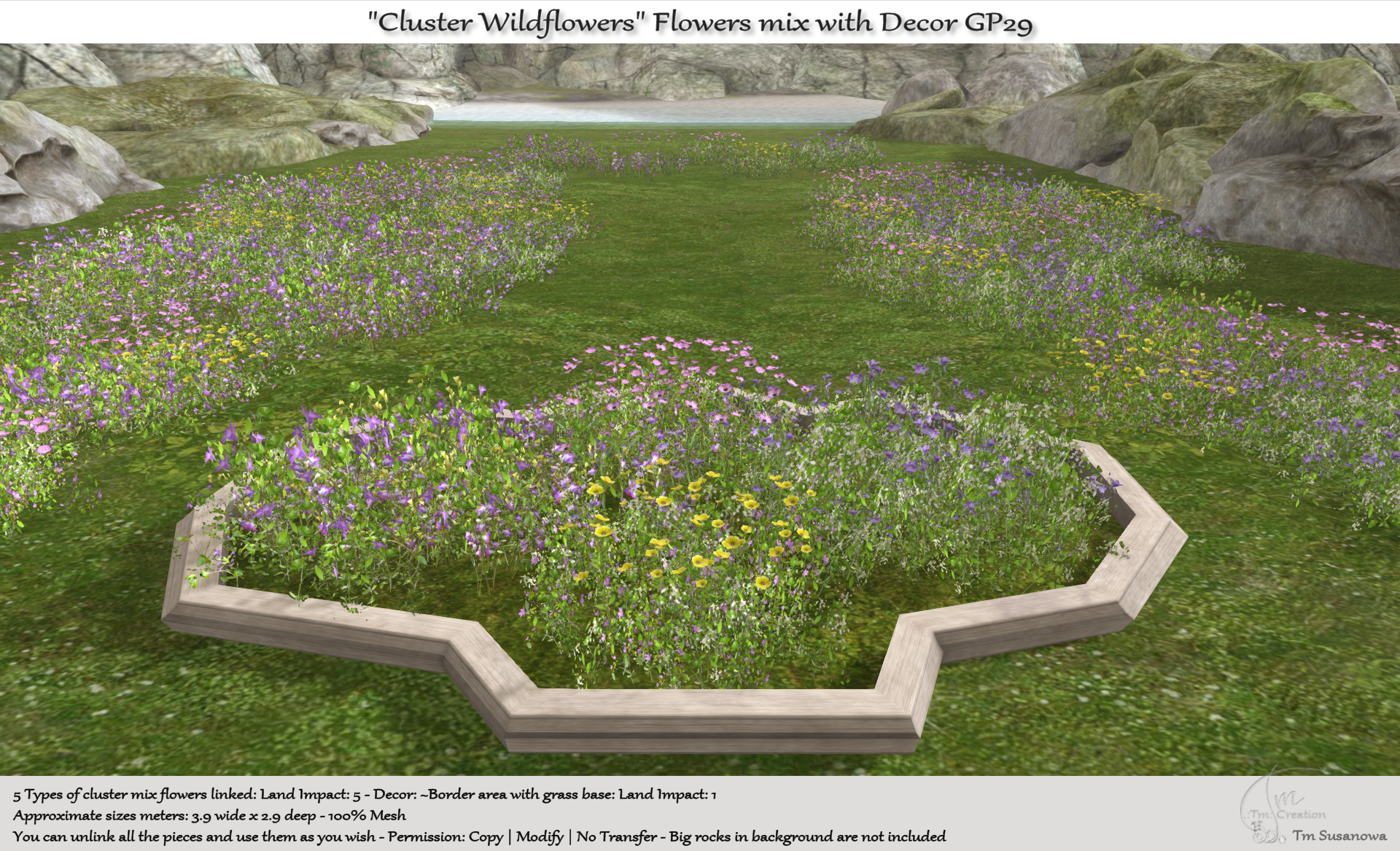 TM Creations – Cluster Wildflowers