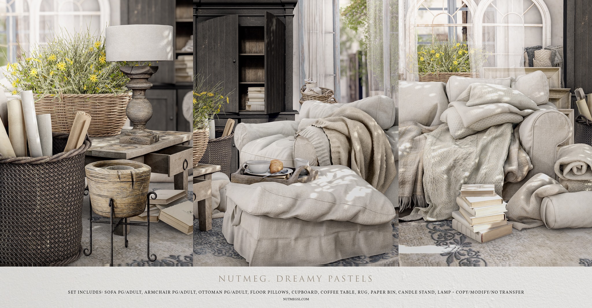 Nutmeg – Dreamy Pastels Seating Collection