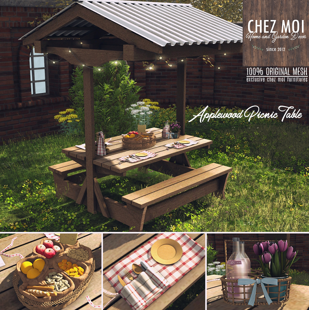 Chez Moi – Applewood Picnic Set