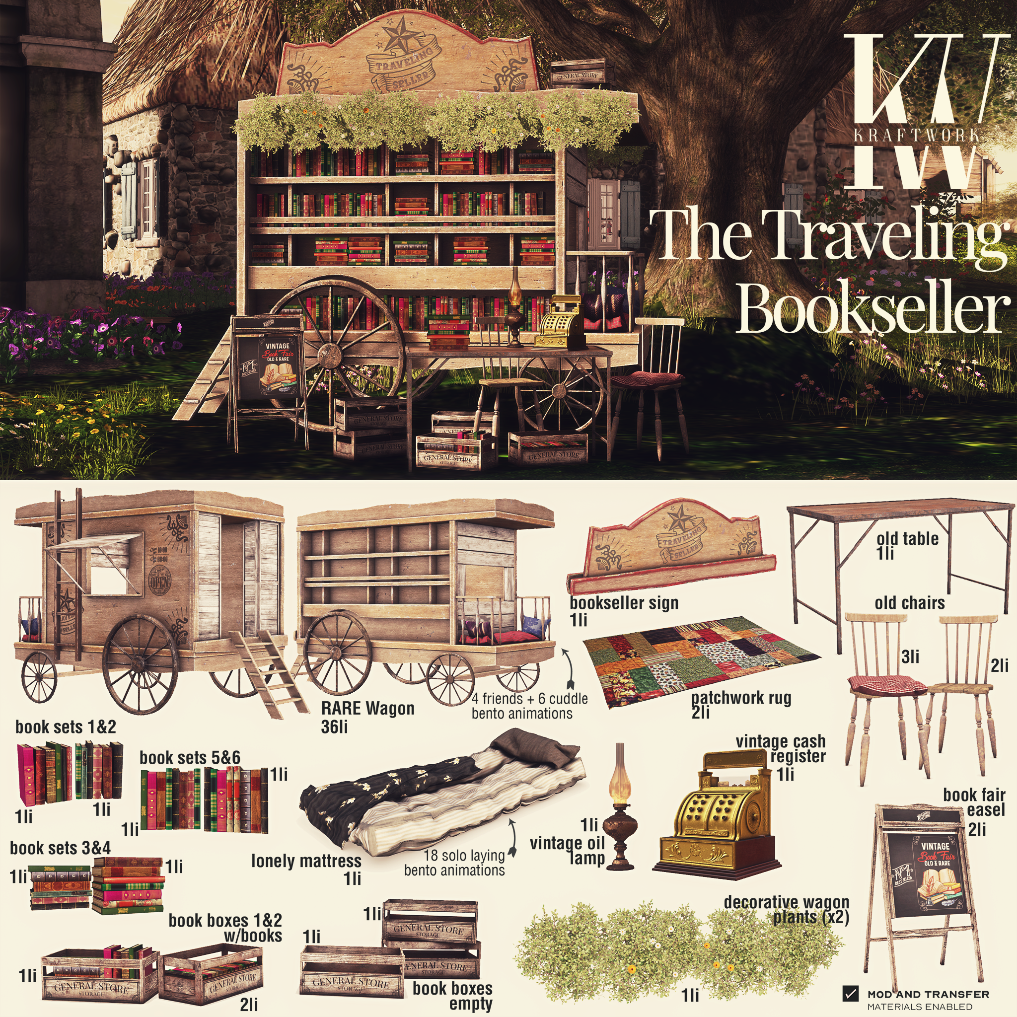 Kraftwork – The Traveling Bookseller