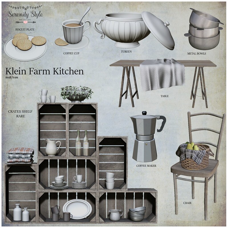Serenity Style – Klein Farm Kitchen Gacha