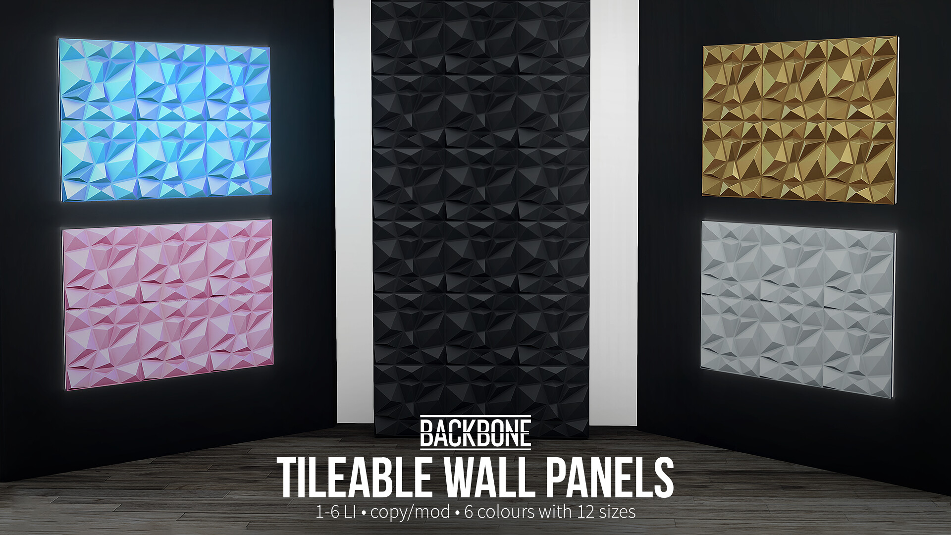 BackBone – Tileable Wall Panels