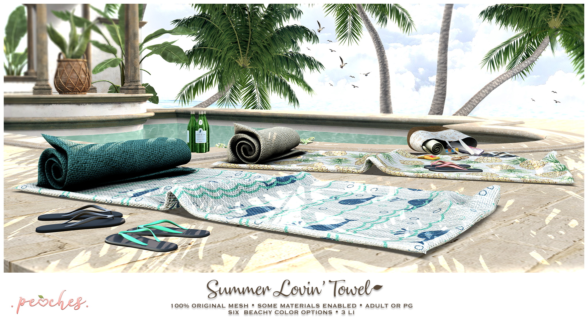 Peaches – Summer Lovin Towel