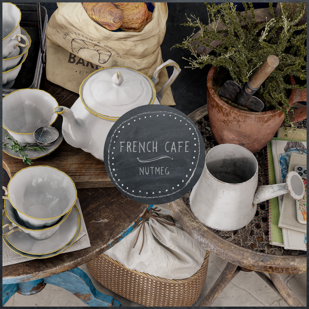 Nutmeg – French Cafe Set