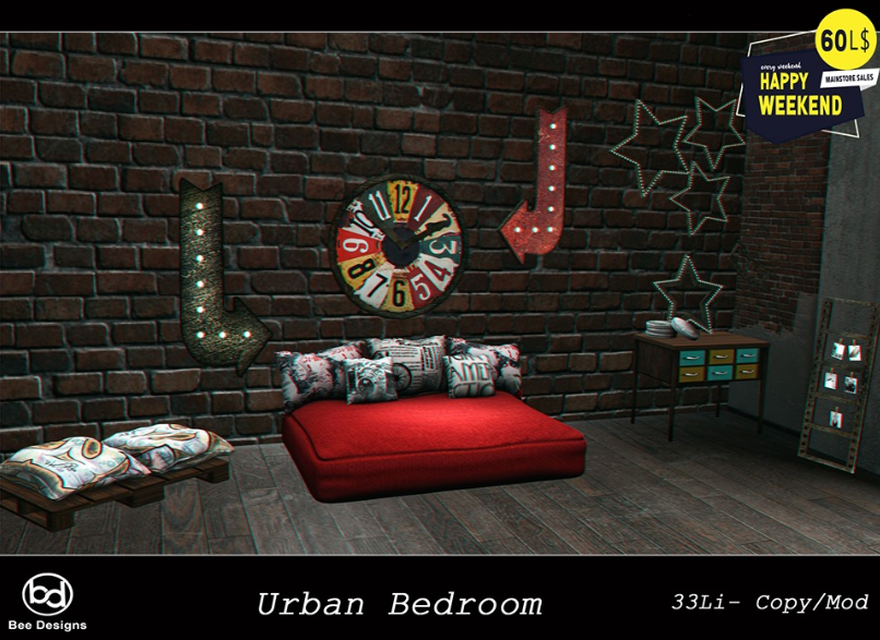 Bee Designs Urban Bedroom 2 And Flamingo Love To Decorate By All About Home - Fallout 4 Creation Club Home Decor