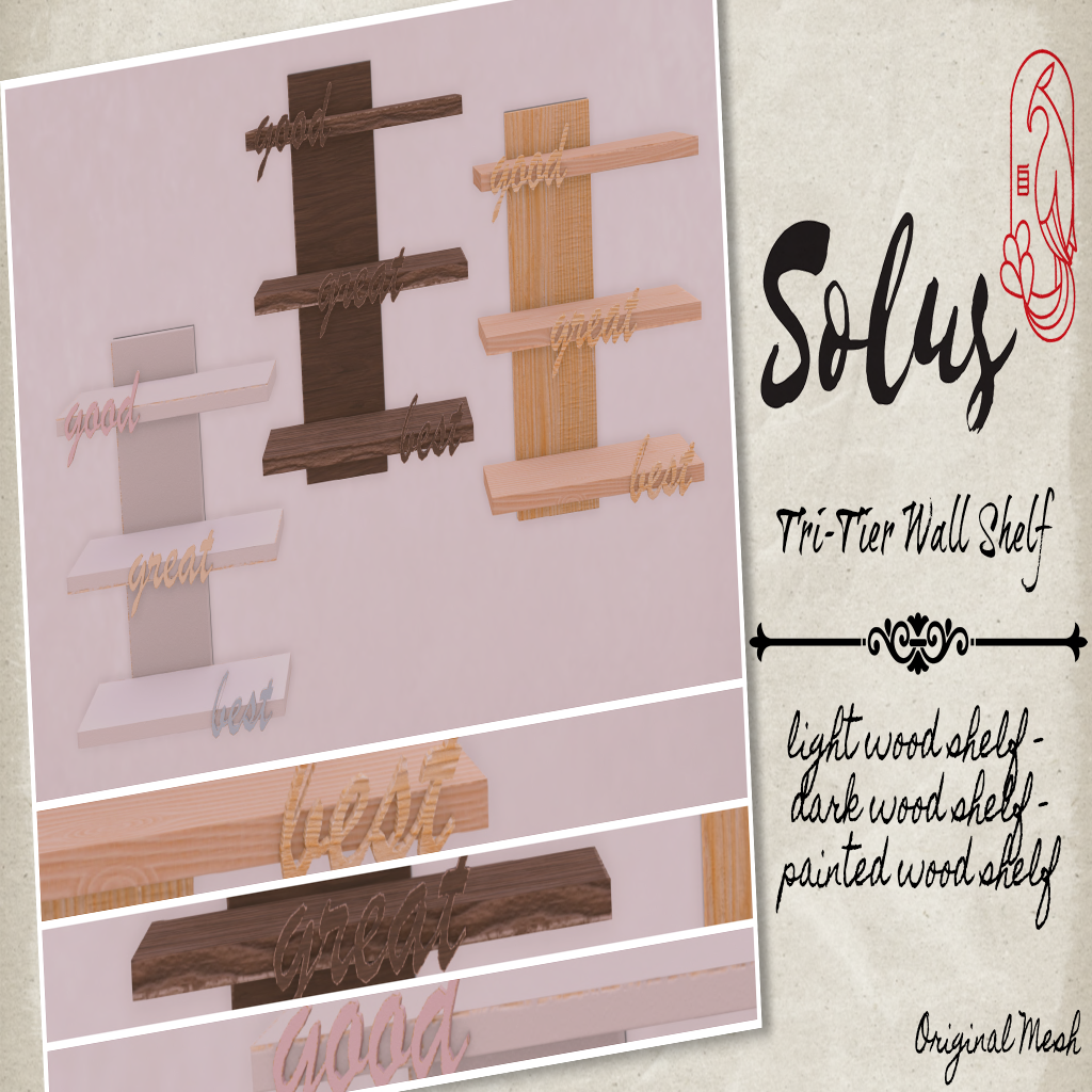 Solus – Tri Teir Wall Shelf