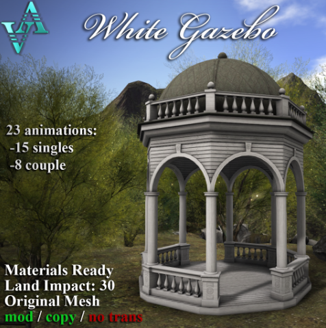Atelier Visconti- White Gazebo