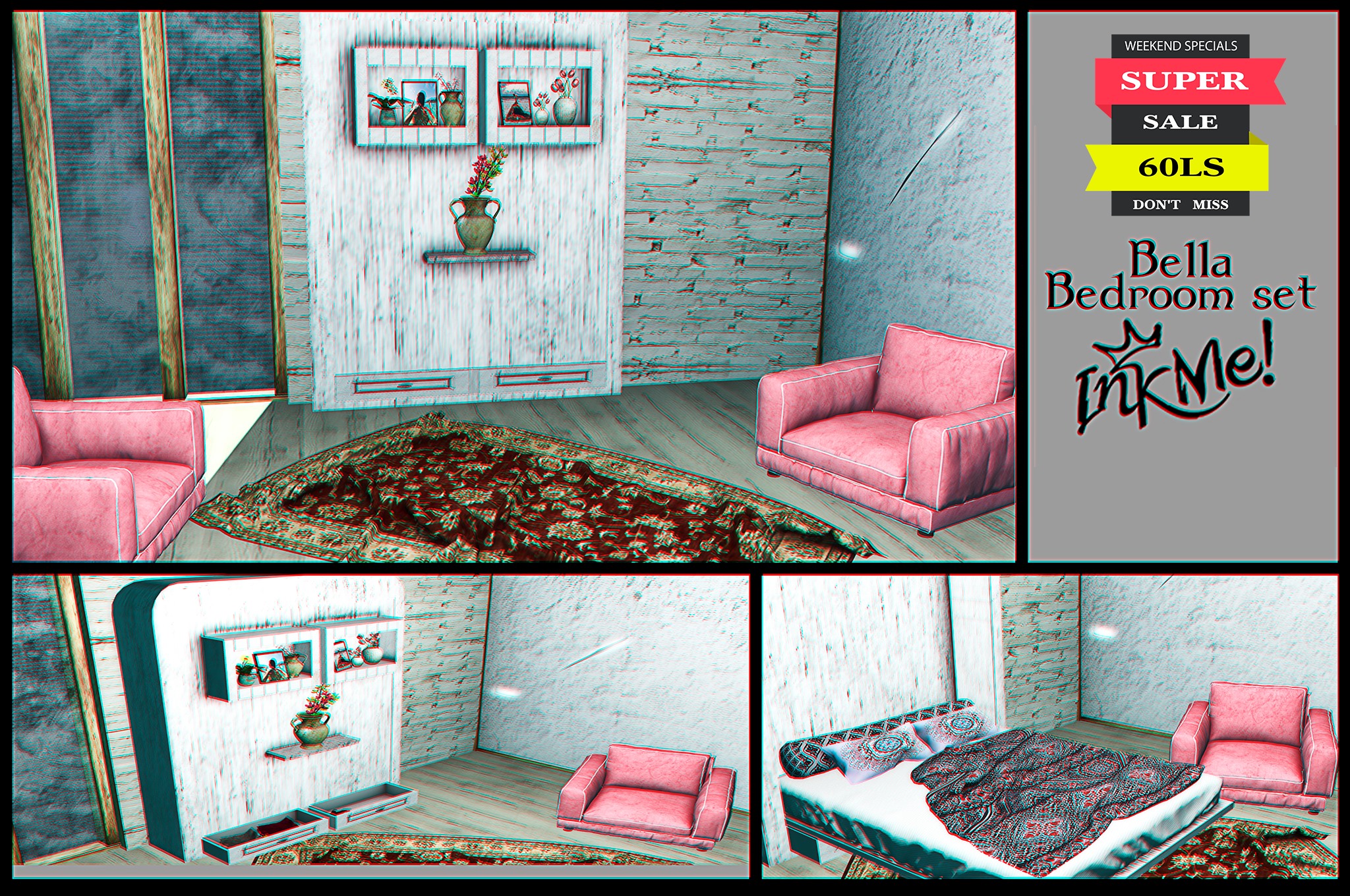InkMe – Bella Bedroom Set