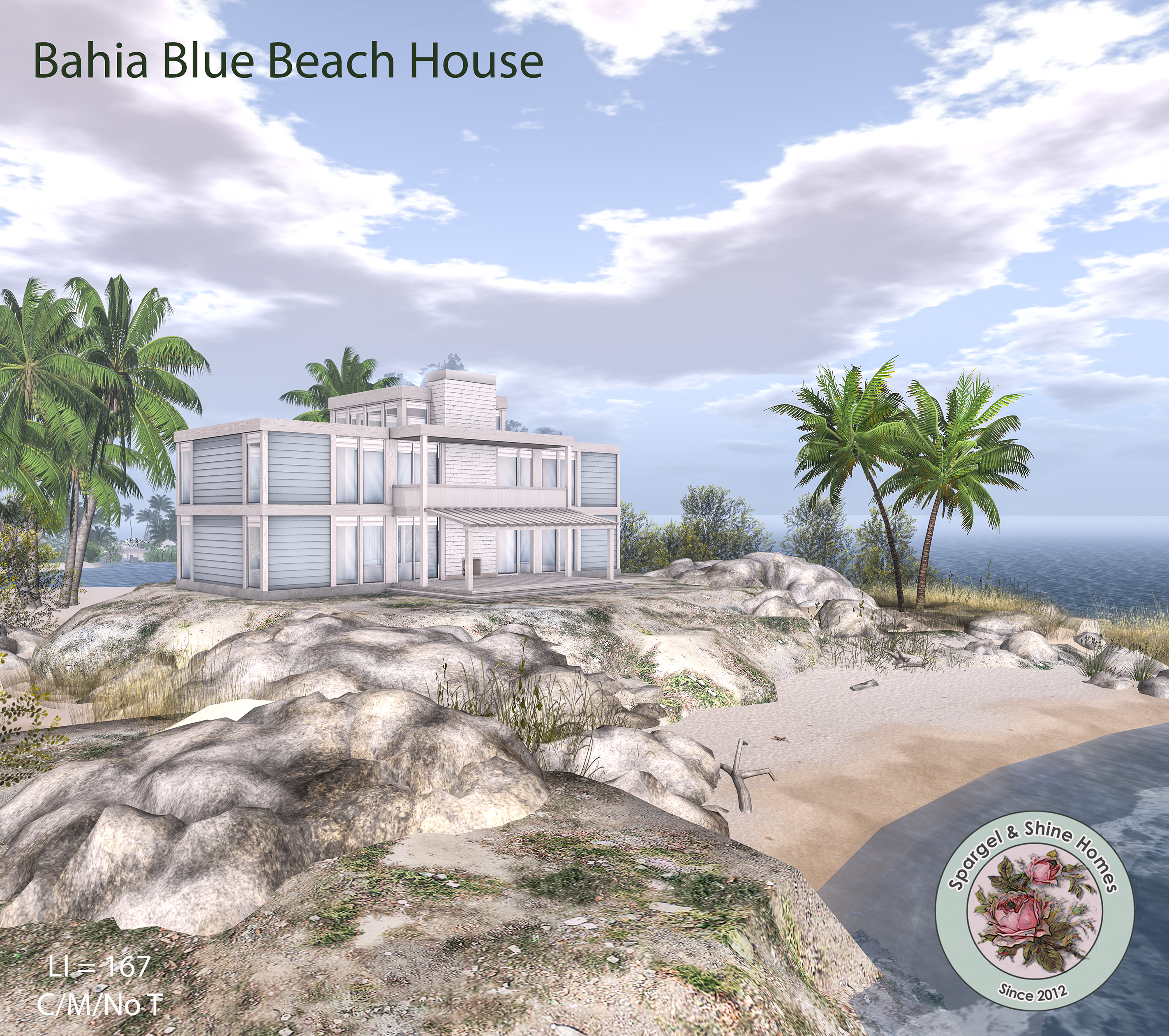 Spargel & Shine – Bahia Blue Beach House and Digger’s Cove Dock House 50%
