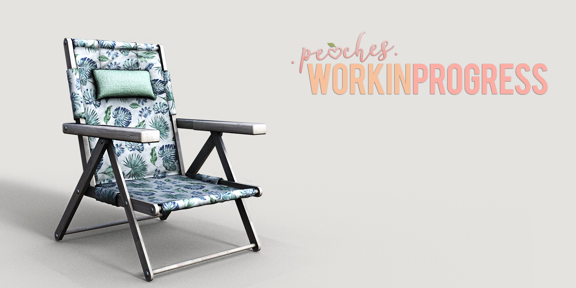 Peaches – Paislee’s Paradise Chair – WIP