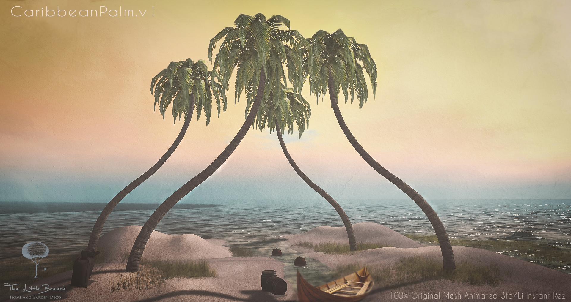 The Little Branch – Caribbean Palm v1