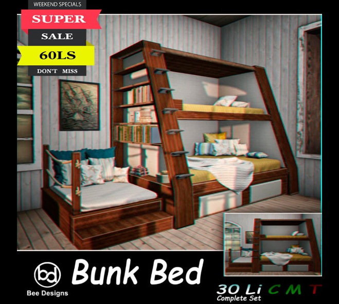 Bee Designs – Hapuna Pergola and Bunk Bed