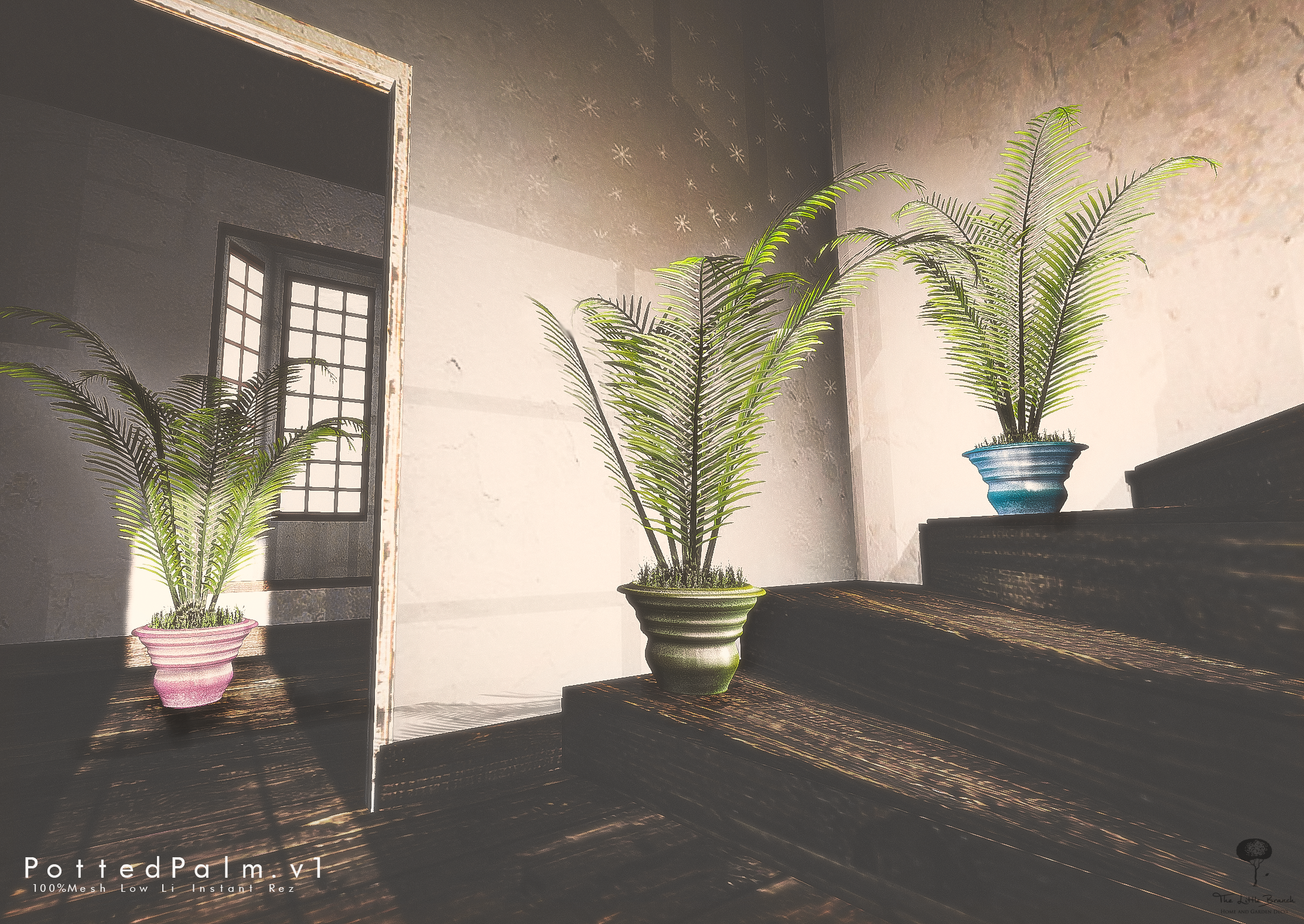 The Little Branch – Potted Palm V1 & V2