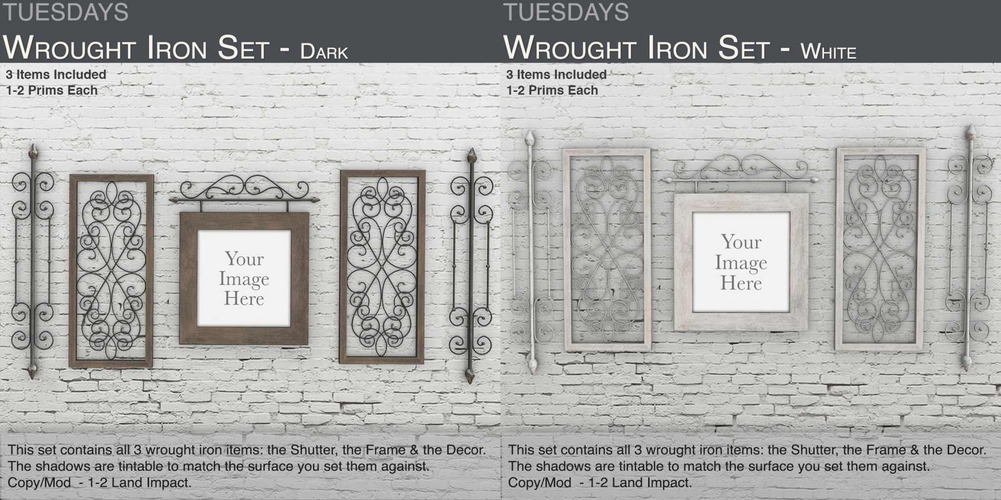 Tuesdays – Wrought Iron Set