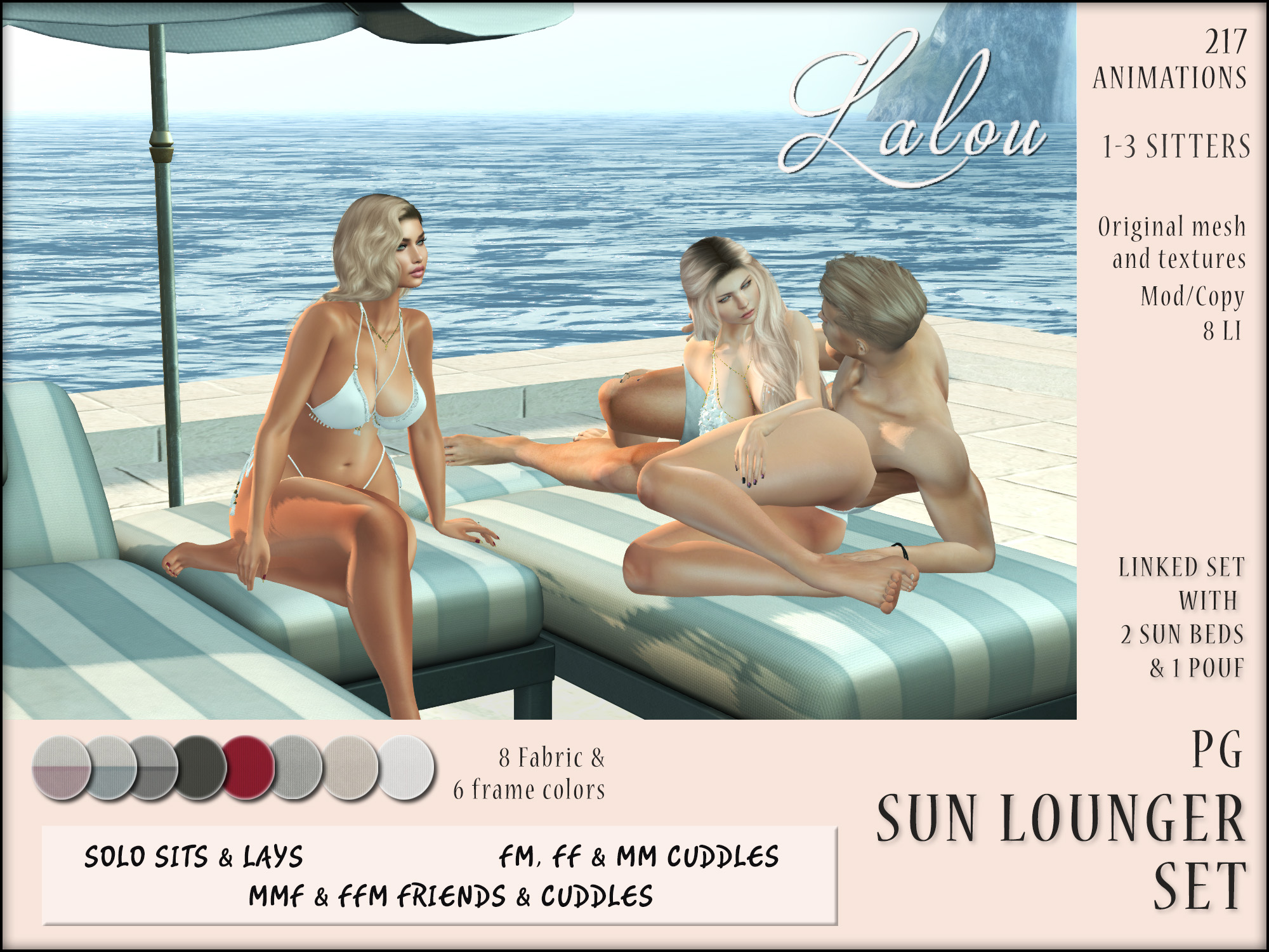 Lalou – Sun Lounger Set