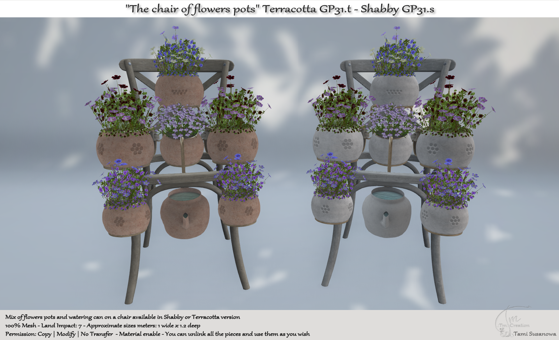 Tm Creation – The Chair of Flowers