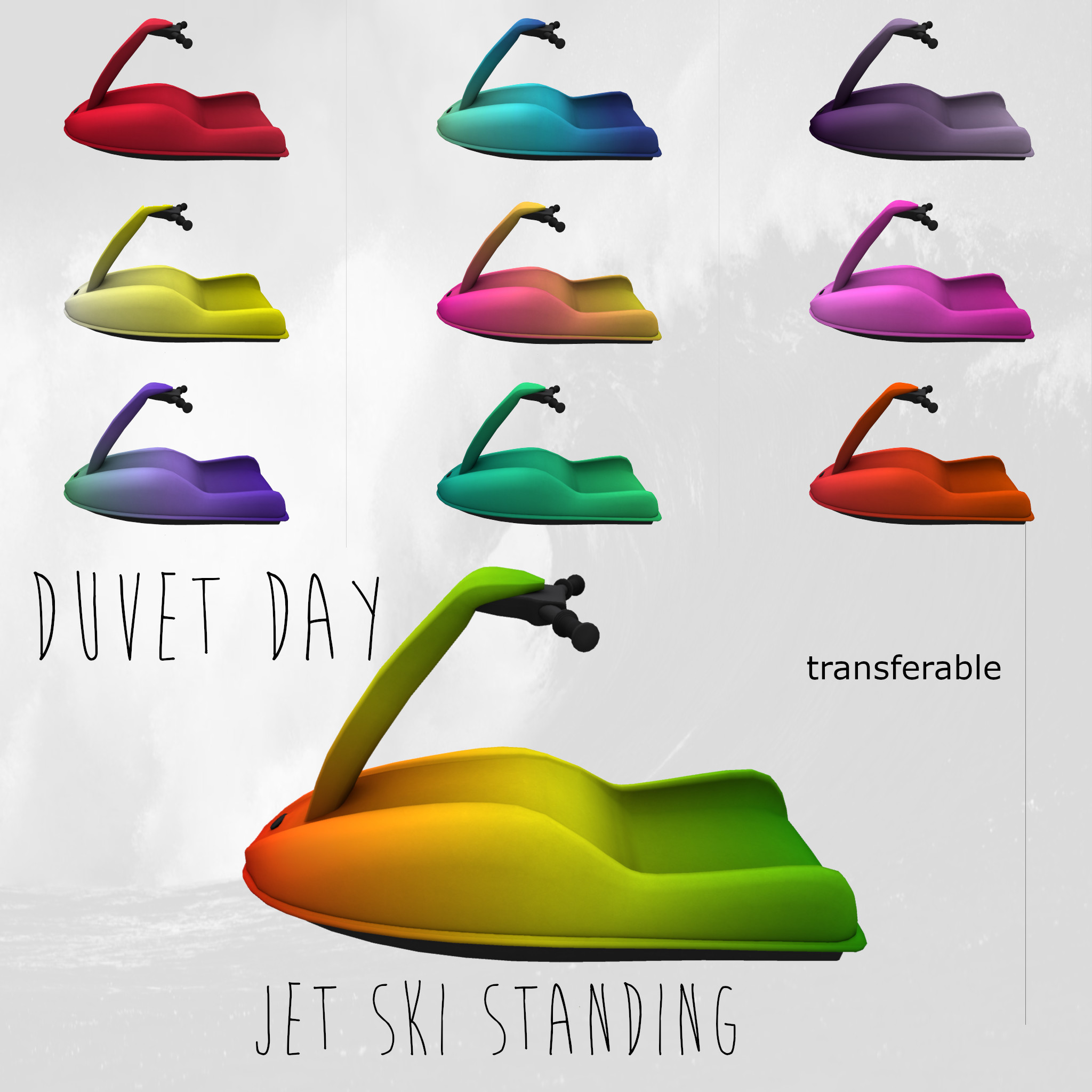 Duvet Day – Jet Ski Standing