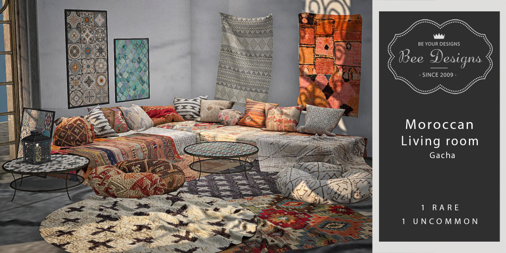 Bee Designs – Moroccan Living Room Gacha