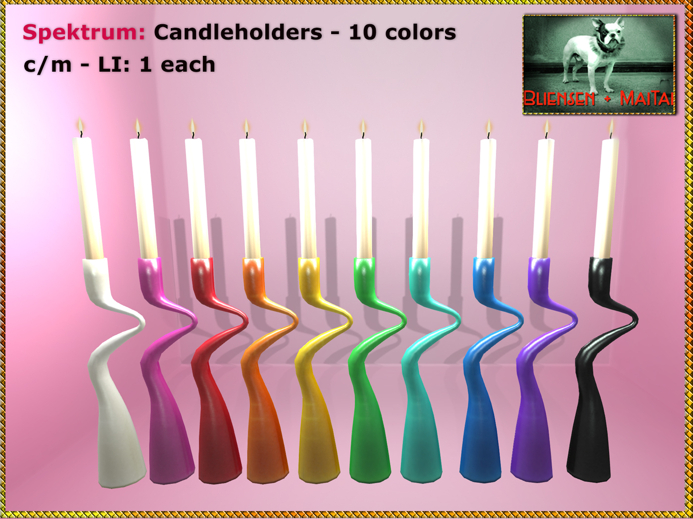 Bliensen – Spektrum Candleholders